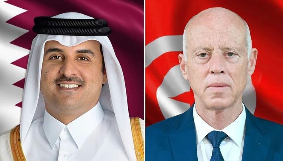 رئيس الجمهورية يتلقى مكالة من أمير دولة قطر